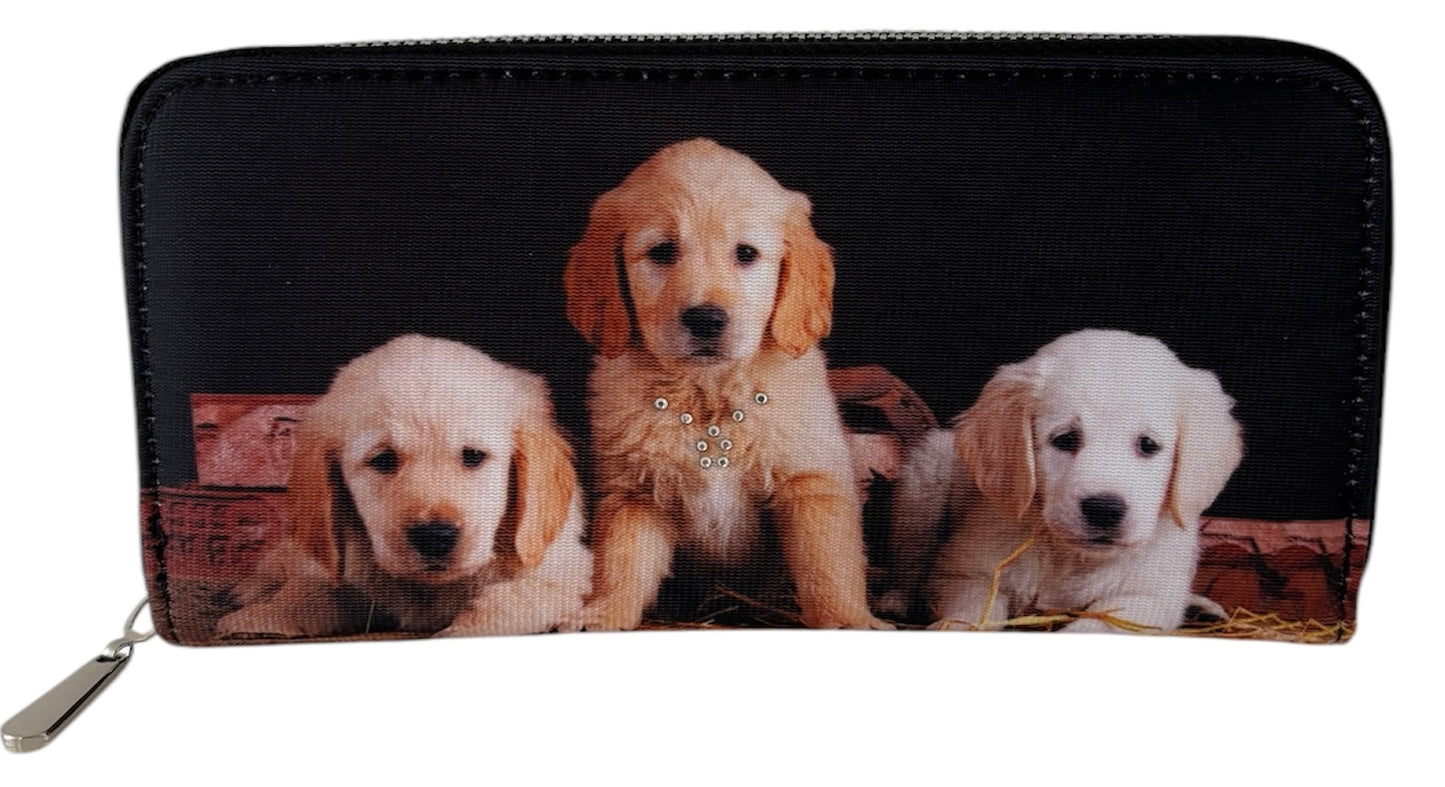Portefeuille Sophie Golden Retriever GOLD5