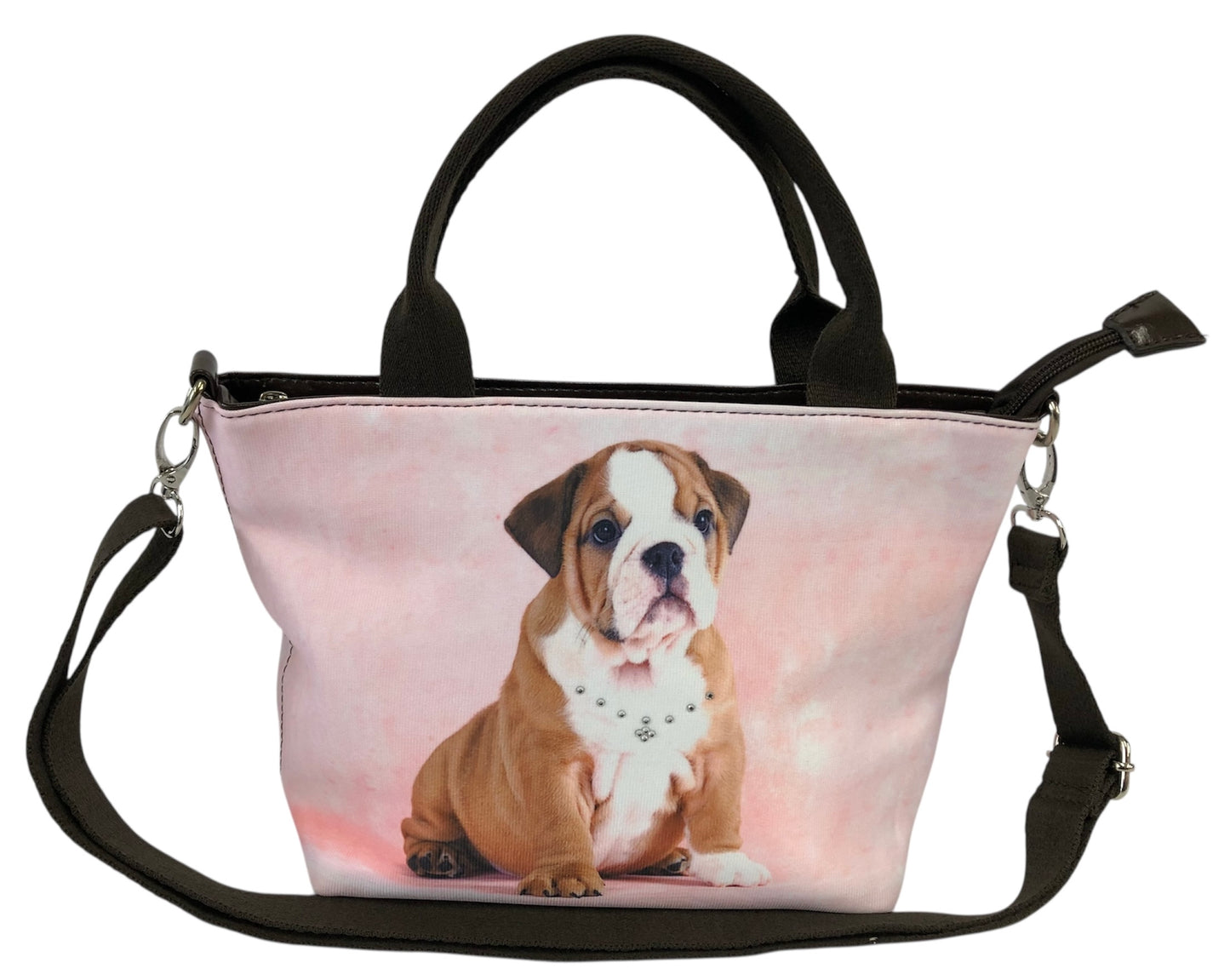 Handtas Lynn Engelse Bulldog Roze BUK2