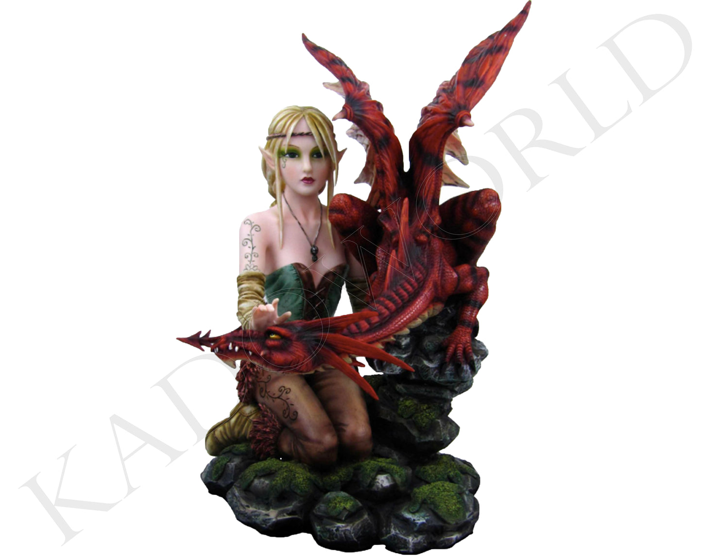 Vrouw Met Rode Draak