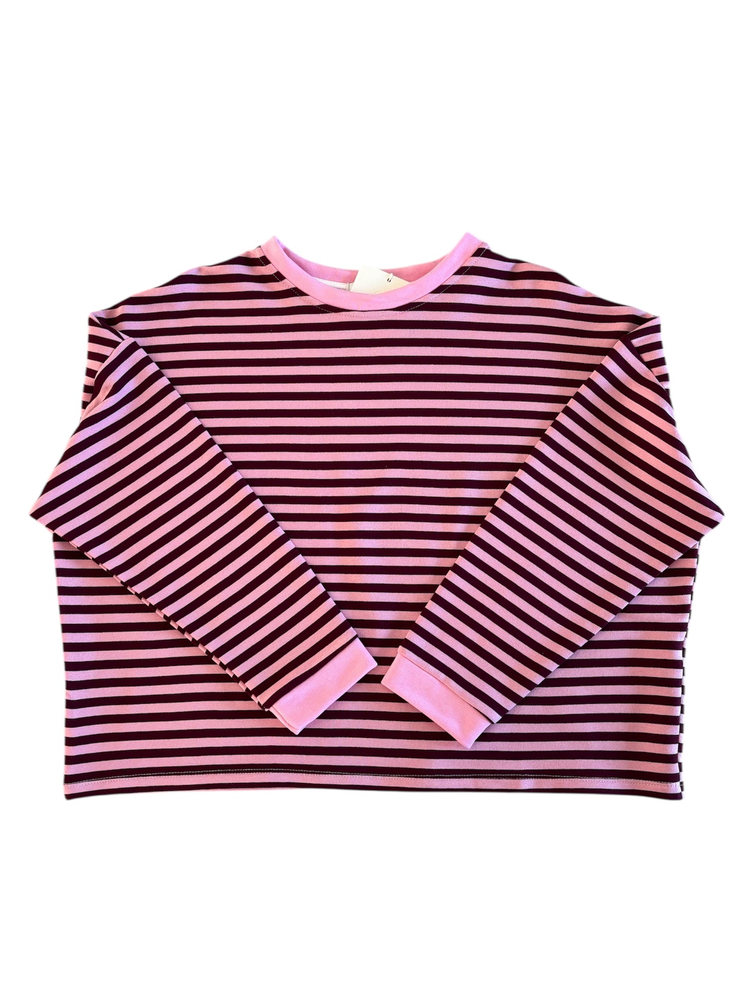 Trui Stripes Roze/Bordeaux