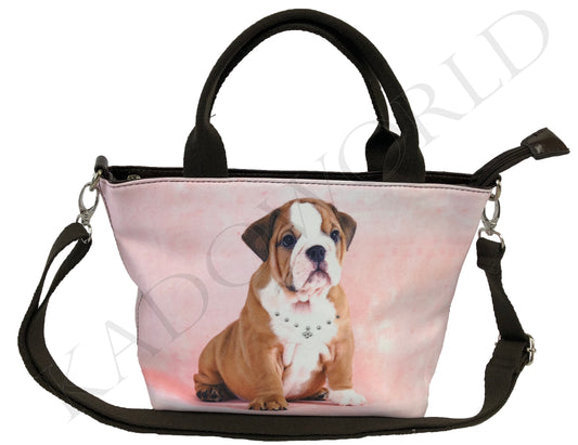 Handtas Lynn Engelse Bulldog Roze BUK2